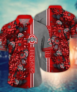 Ohio State Buckeyes NCAA Flower Hawaii Shirt For Fans Ver 6
