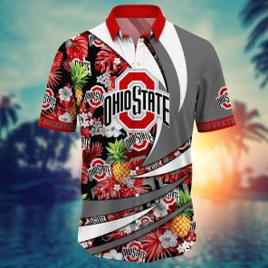 Ohio State Buckeyes NCAA Flower Hawaii Shirt For Fans Ver 7