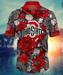 Ohio State Buckeyes NCAA Flower Hawaii Shirt For Fans Ver 9