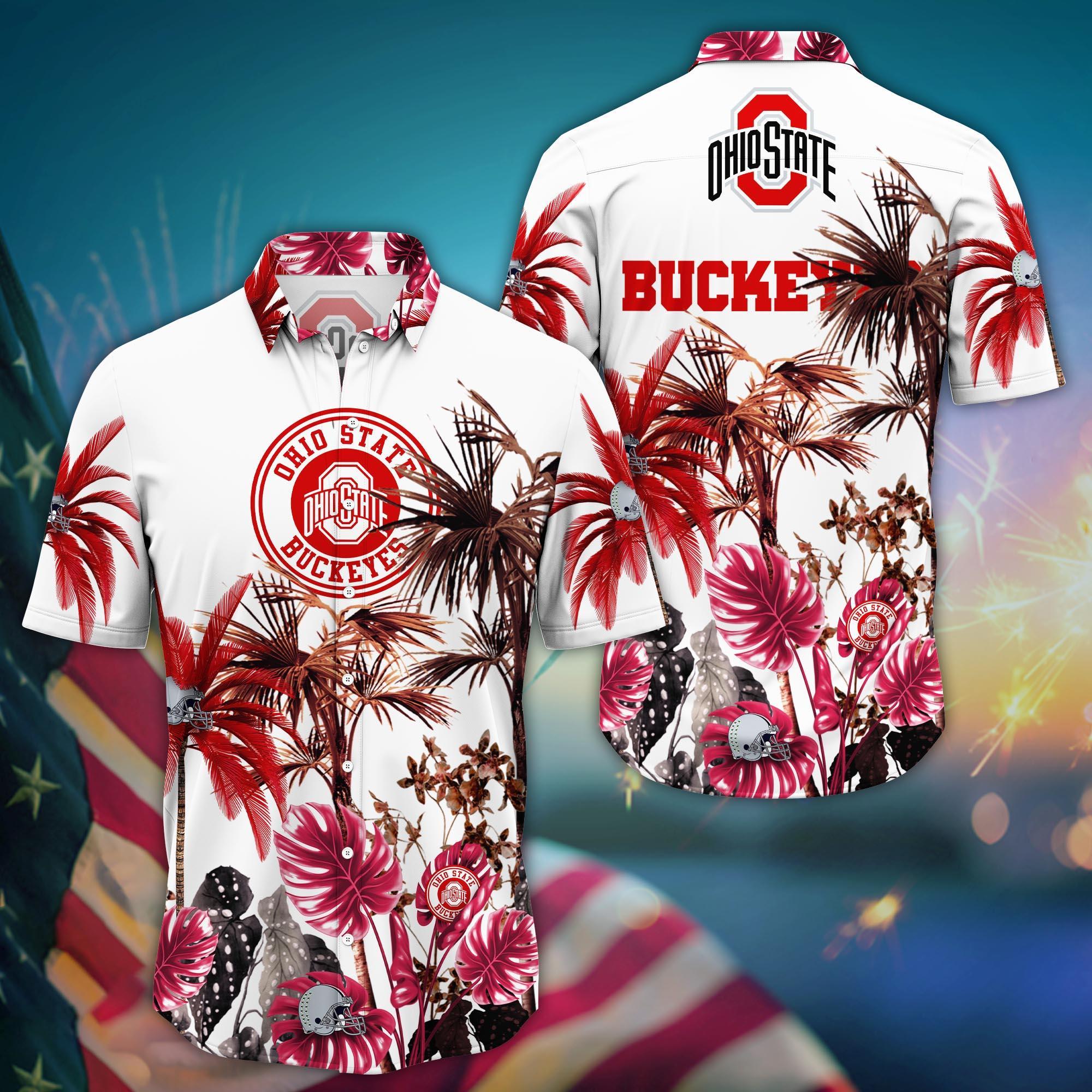 Ohio State Buckeyes NCAA Hawaii Shirt For Fans Ver 1