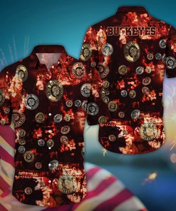 Ohio State Buckeyes NCAA Hawaii Shirt For Fans Ver 2