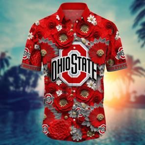 Ohio State Buckeyes NCAA Hawaiian Shirt for This Summer Customize Shirt Any Team
