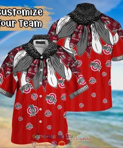 Ohio State Buckeyes Native Feather Hawaiian Shirt - Perfect for Supporting Your Team