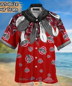 Ohio State Buckeyes Native Feather Hawaiian Shirt - Perfect for Supporting Your Team