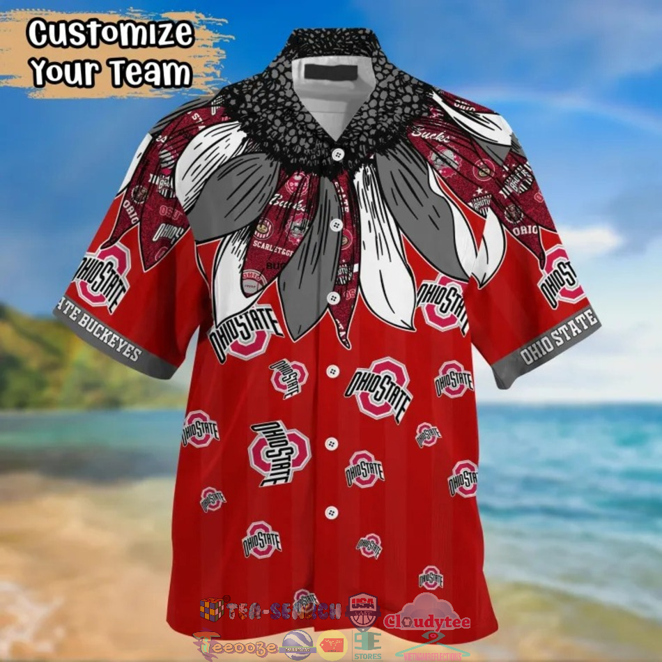 Ohio State Buckeyes Native Feather Hawaiian Shirt - Perfect for Supporting Your Team