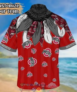 Ohio State Buckeyes Native Feather Hawaiian Shirt - Perfect for Supporting Your Team