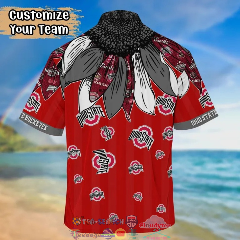 Ohio State Buckeyes Native Feather Hawaiian Shirt - Perfect for Supporting Your Team