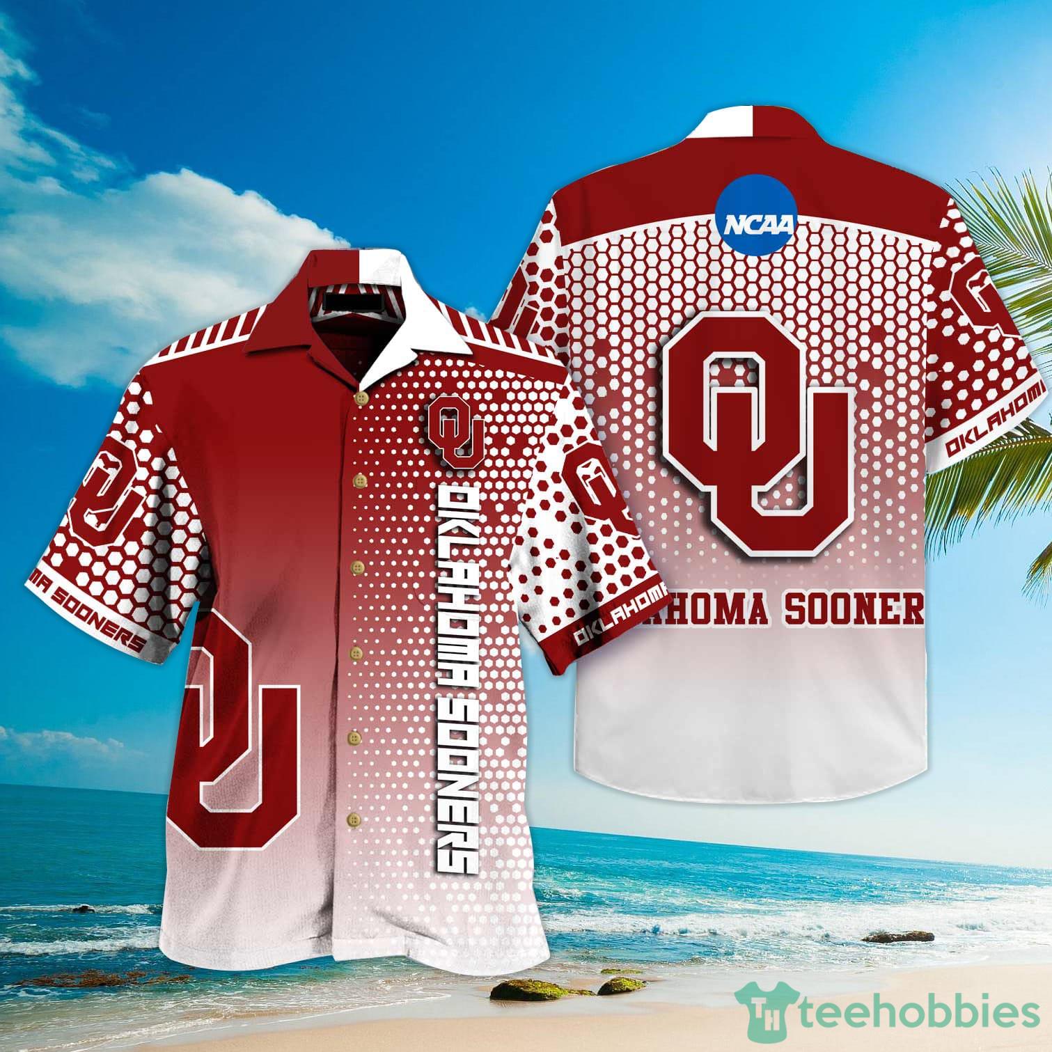 Oklahoma Sooners Hawaiian Shirt and Shorts Combo, Beach or Sports Fan Gear