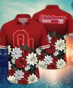 Oklahoma Sooners NCAA Flower Hawaii Shirt For Fans Ver 12