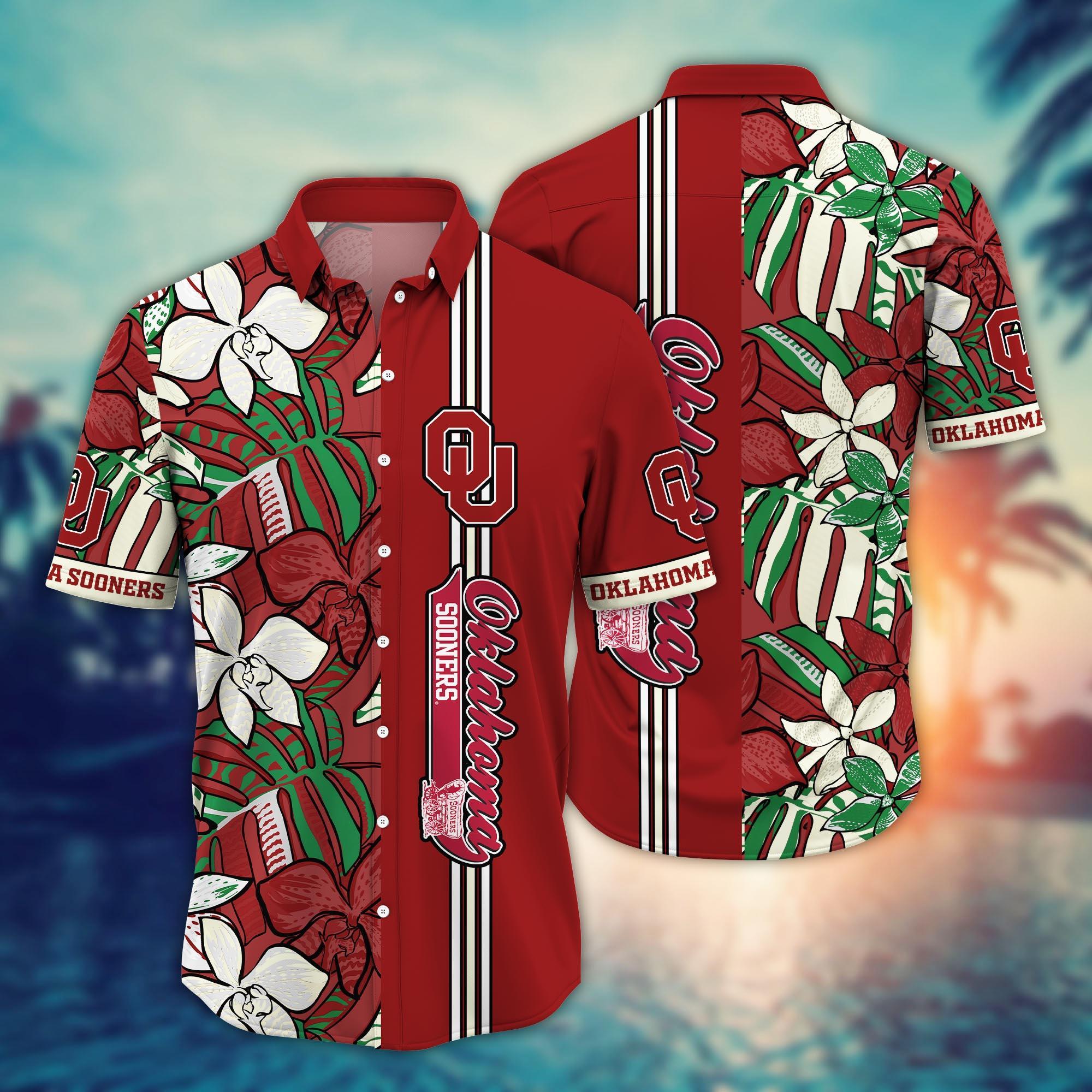 Oklahoma Sooners NCAA Flower Hawaii Shirt For Fans Ver 13