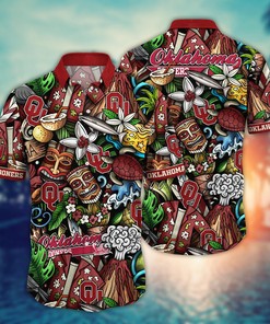 Oklahoma Sooners NCAA Flower Hawaii Shirt For Fans Ver 17