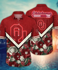 Oklahoma Sooners NCAA Flower Hawaii Shirt For Fans Ver 18