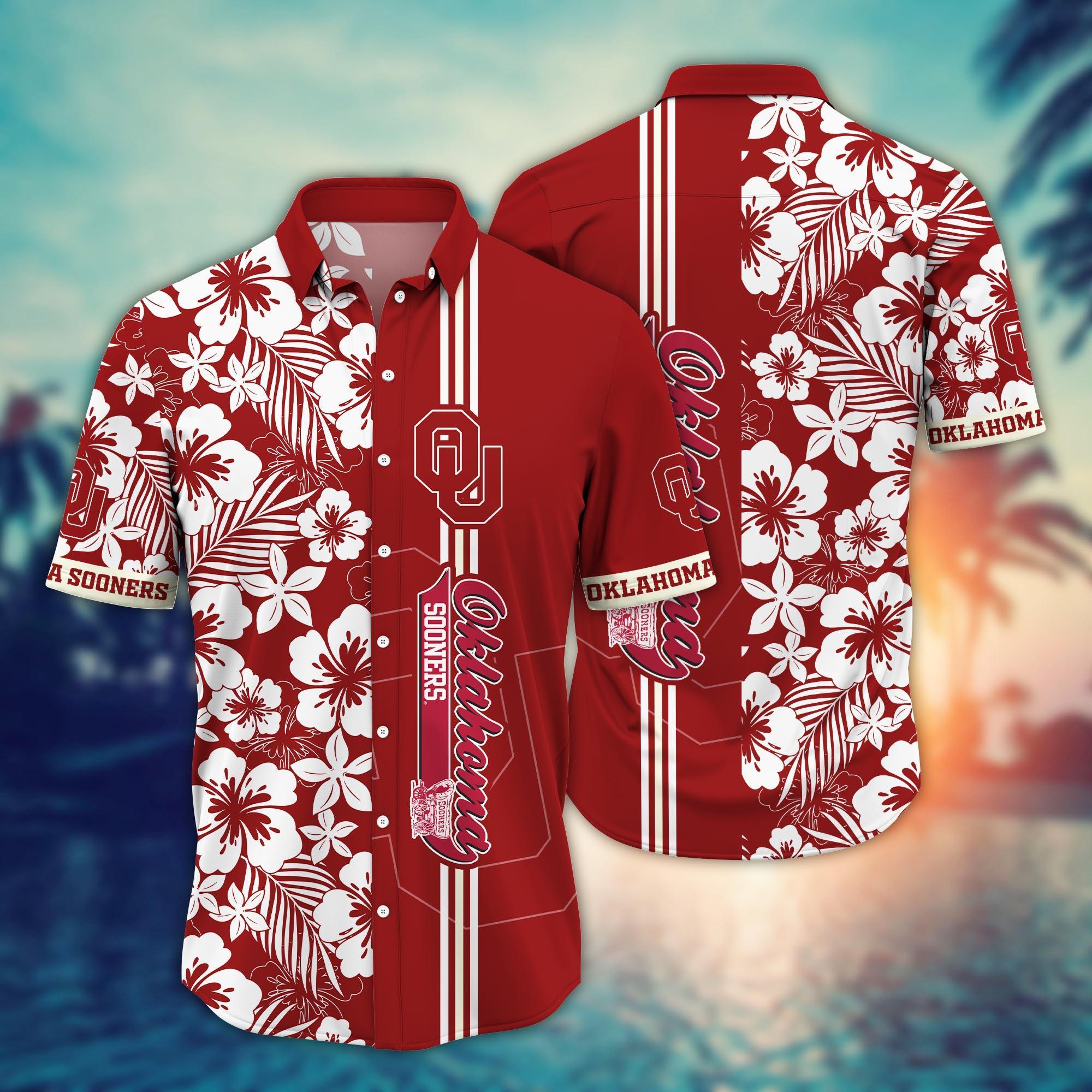 Oklahoma Sooners NCAA Flower Hawaii Shirt For Fans Ver 19