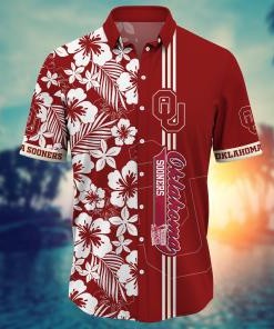 Oklahoma Sooners NCAA Flower Hawaii Shirt For Fans Ver 19