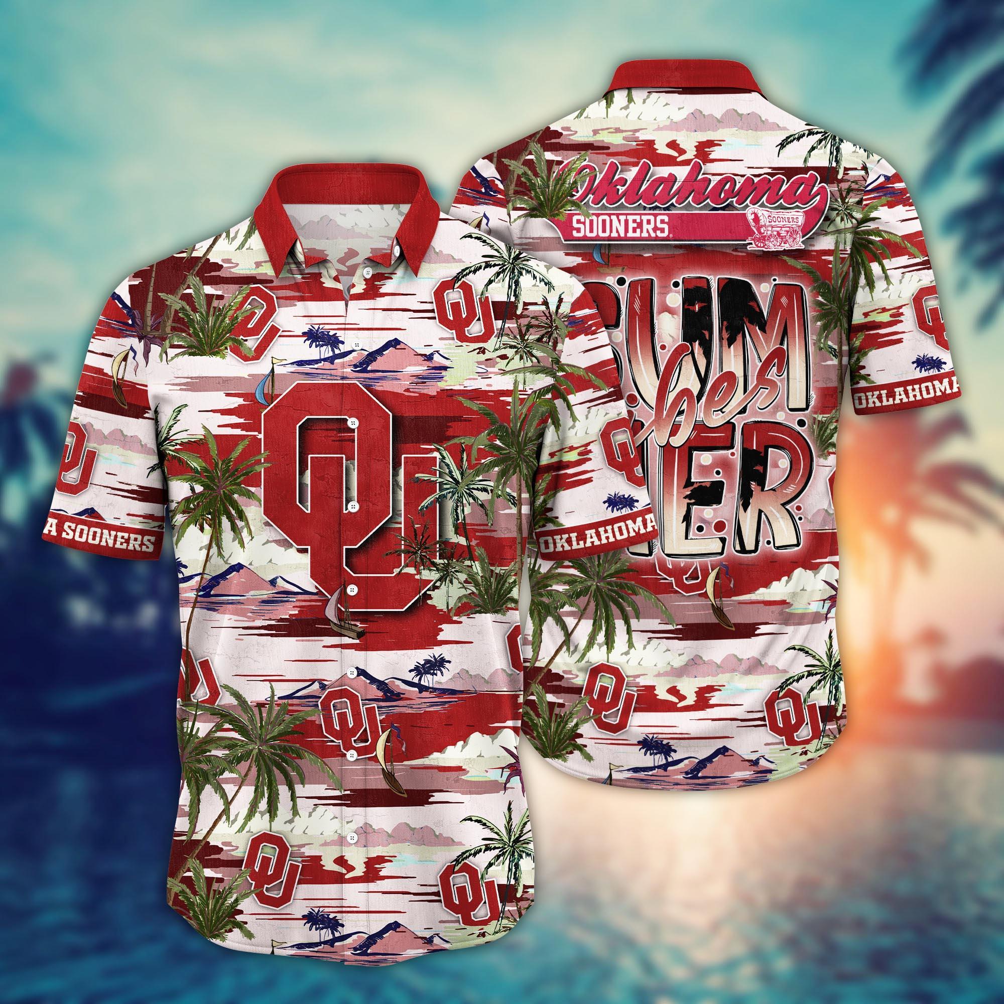 Oklahoma Sooners NCAA Flower Hawaii Shirt For Fans Ver 21