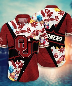 Oklahoma Sooners NCAA Flower Hawaii Shirt For Fans Ver 22