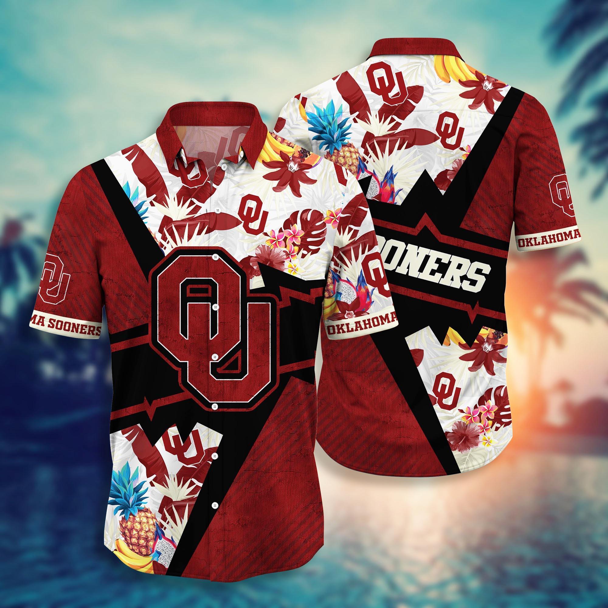 Oklahoma Sooners NCAA Flower Hawaii Shirt For Fans Ver 22