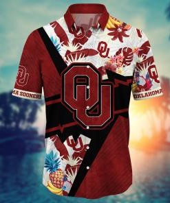 Oklahoma Sooners NCAA Flower Hawaii Shirt For Fans Ver 22