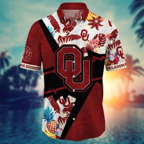 Oklahoma Sooners NCAA Flower Hawaii Shirt For Fans Ver 22