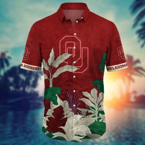 Oklahoma Sooners NCAA Flower Hawaii Shirt For Fans Ver 28