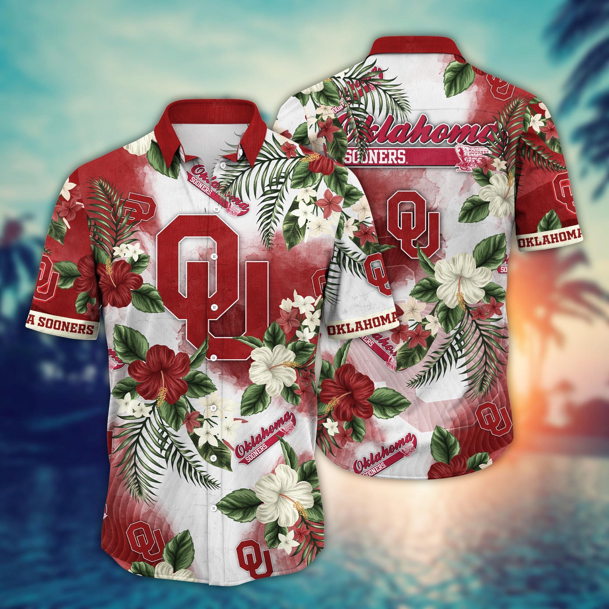 Oklahoma Sooners NCAA Flower Hawaii Shirt For Fans Ver 29