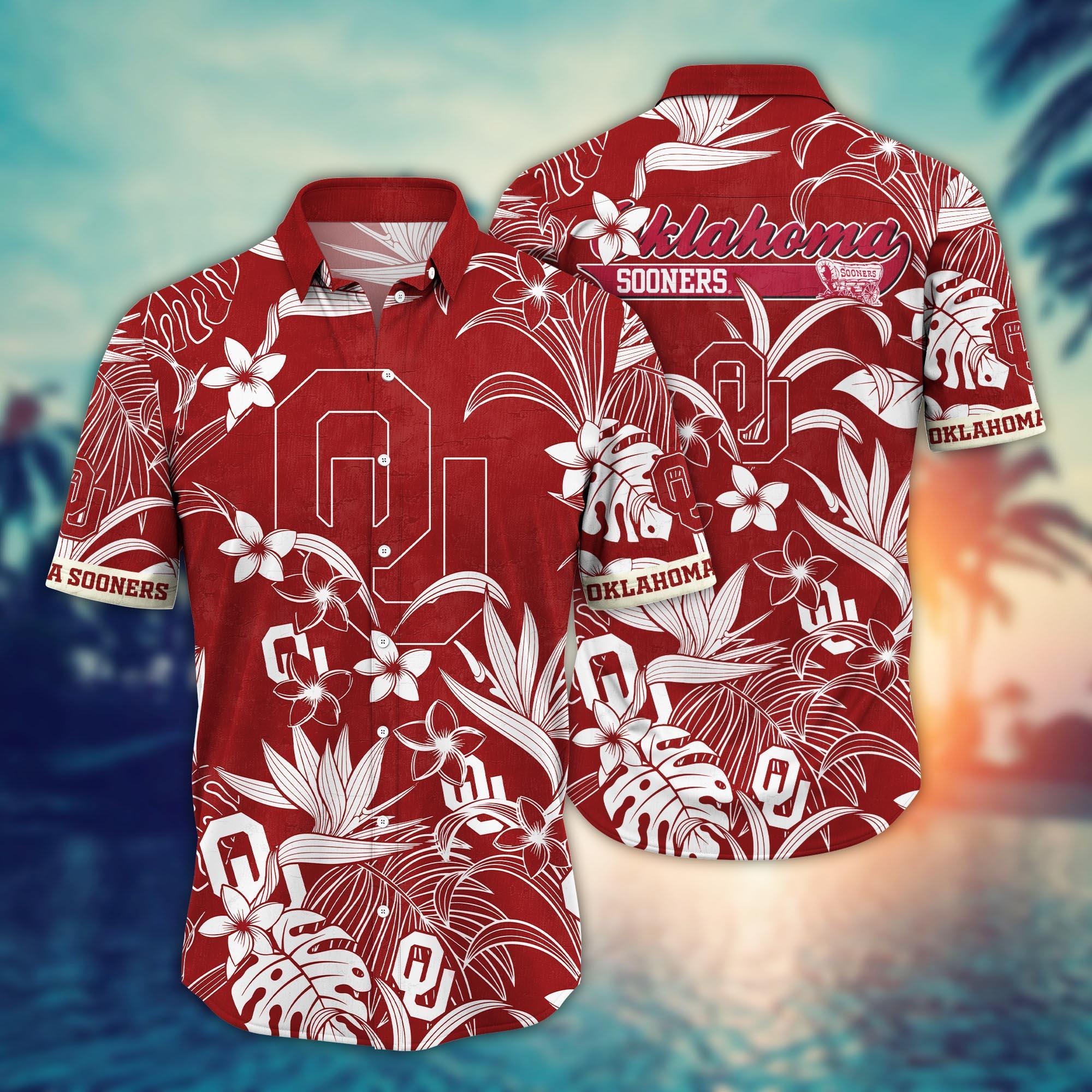 Oklahoma Sooners NCAA Flower Hawaii Shirt For Fans Ver 31