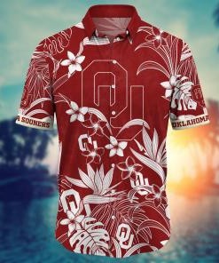 Oklahoma Sooners NCAA Flower Hawaii Shirt For Fans Ver 31