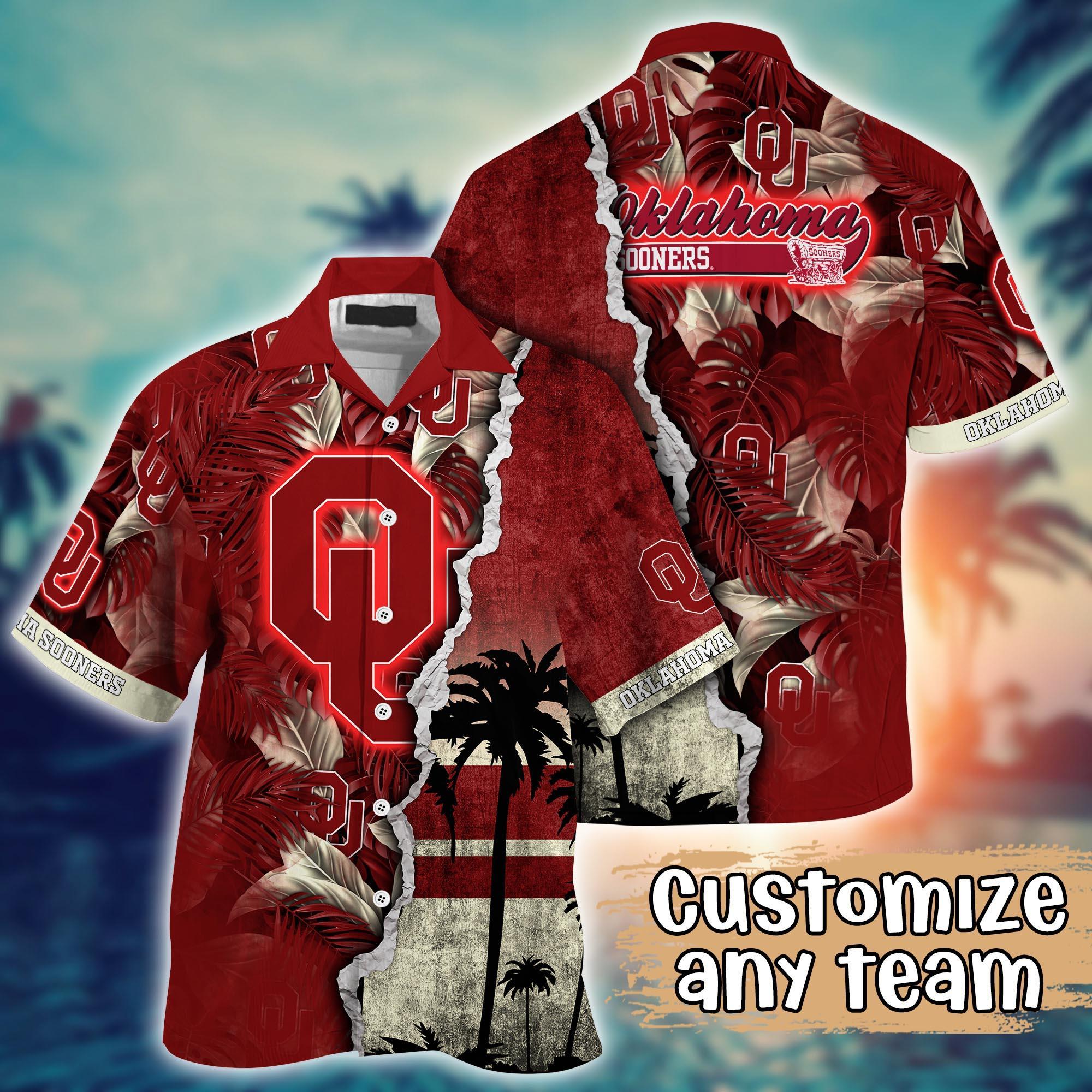 Oklahoma Sooners NCAA Flower Hawaii Shirt For Fans Ver 34