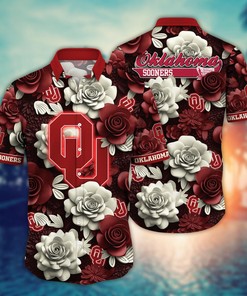 Oklahoma Sooners NCAA Flower Hawaii Shirt For Fans Ver 37