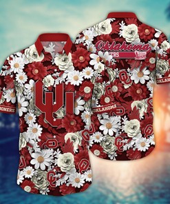 Oklahoma Sooners NCAA Flower Hawaii Shirt For Fans Ver 4