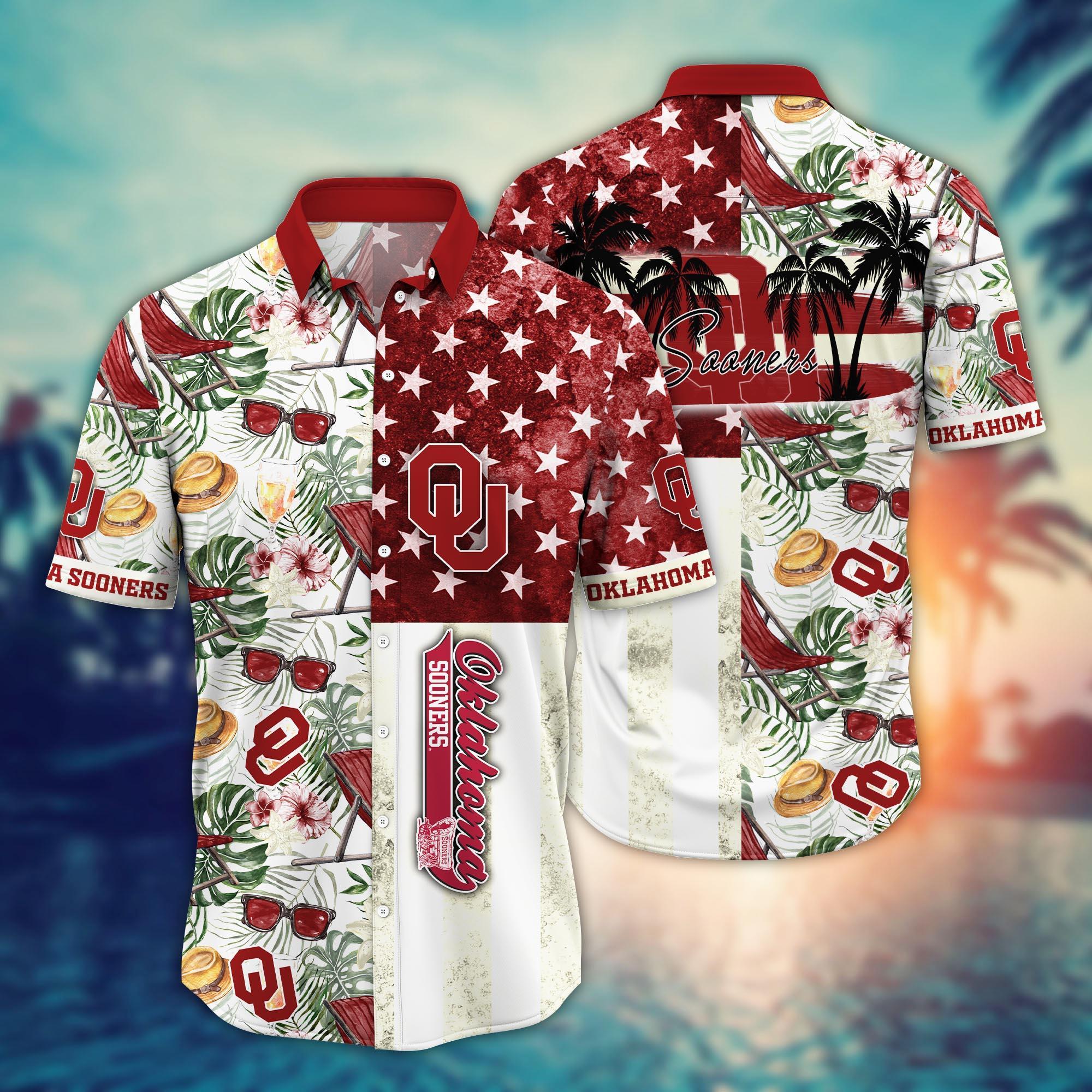 Oklahoma Sooners NCAA Flower Hawaii Shirt For Fans Ver 7
