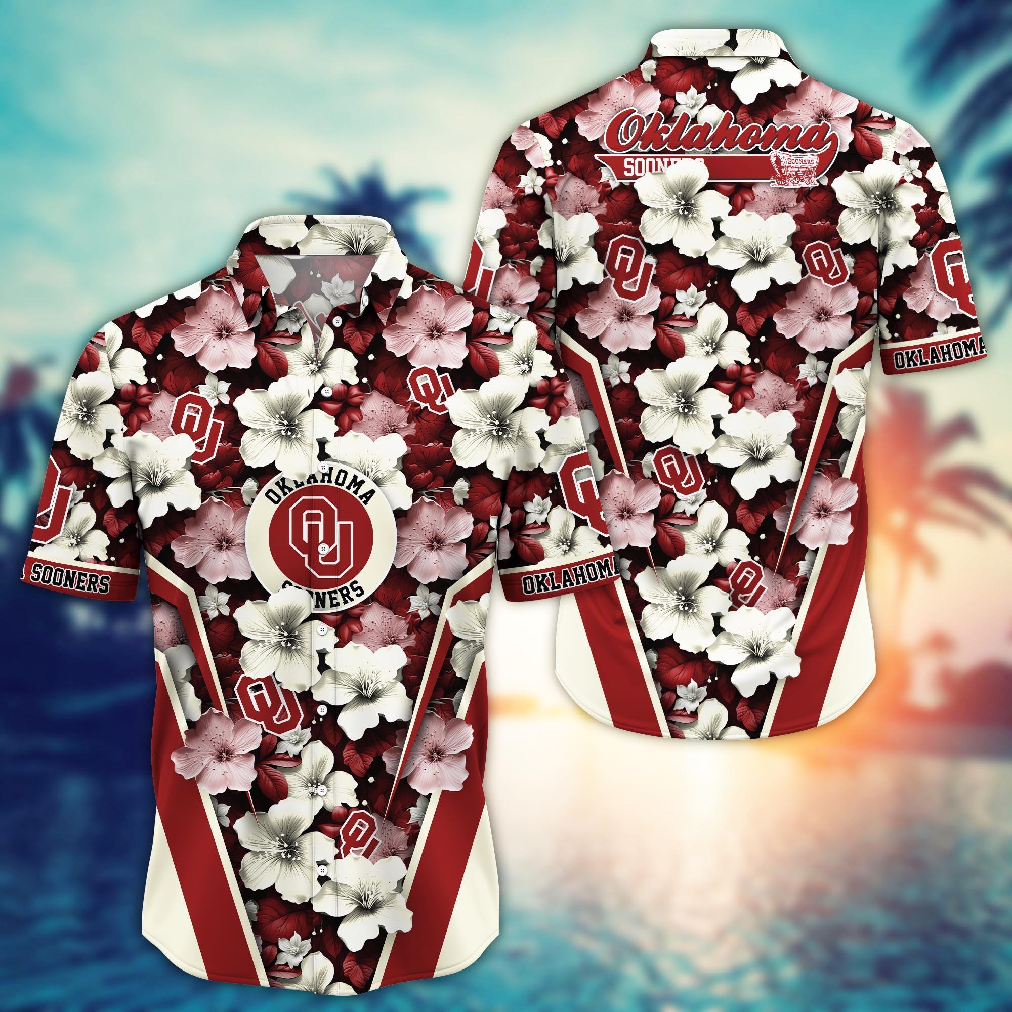 Oklahoma Sooners NCAA Hawaiian Shirt, Aloha Shirt Ver 2