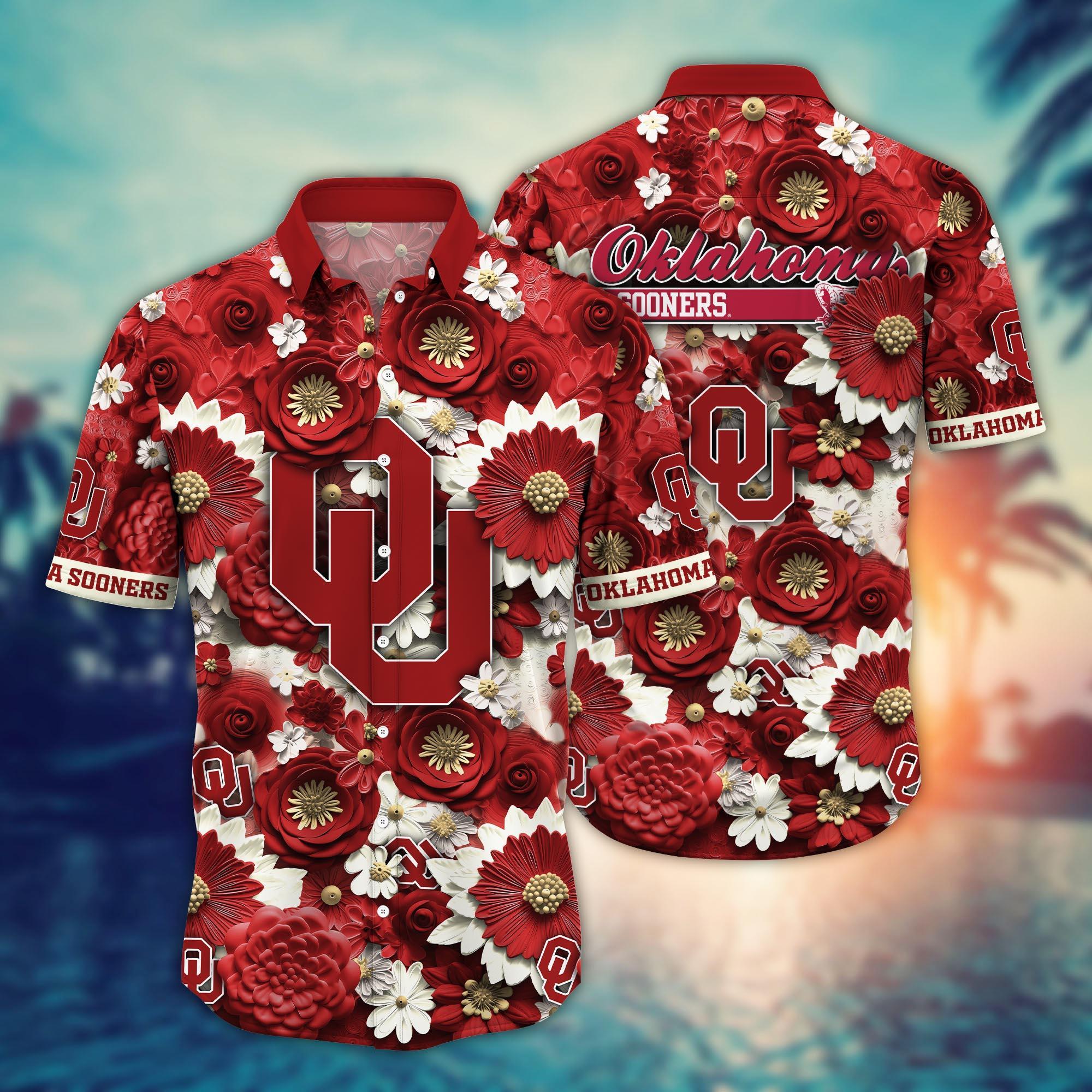 Oklahoma Sooners NCAA Hawaiian Shirt for This Summer Customize Shirt Any Team
