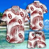 Oklahoma Sooners Palm Leaves Short Sleeve Hawaiian Shirt and Shorts - Perfect for Summer