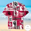 Oklahoma Sooners Red and White Squares Football Team Hawaiian Shirt