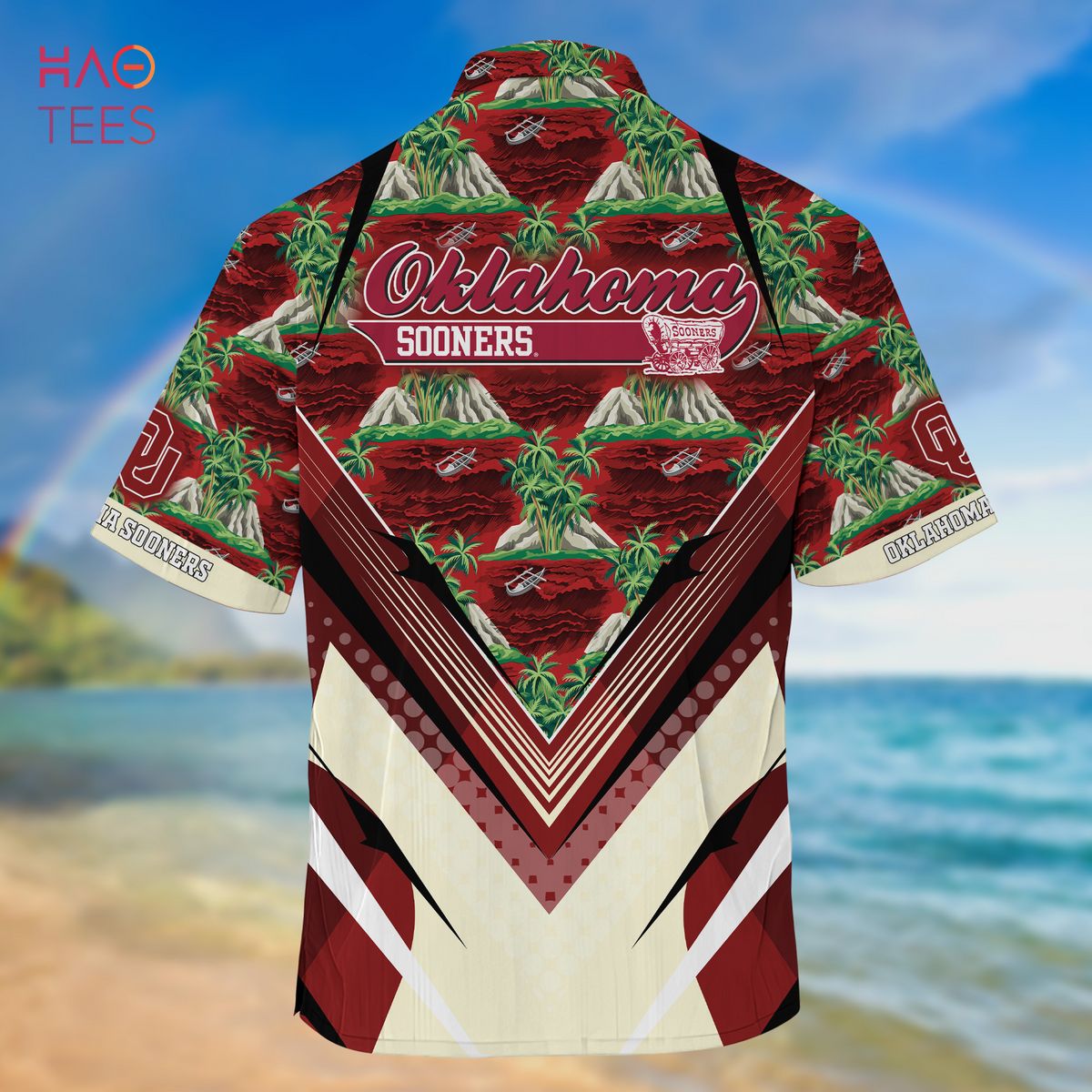 Oklahoma Sooners Summer Hawaiian Shirt And Shorts For Sports Fans
