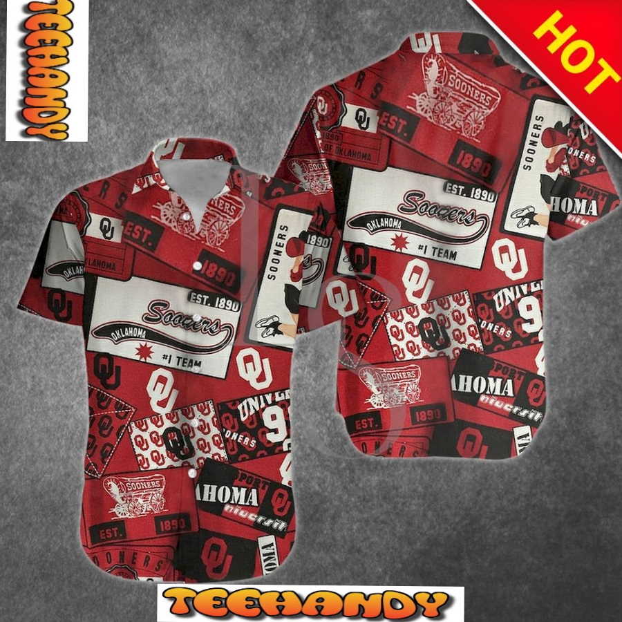 Oklahoma Sooners Team Hawaiian Shirt for Sports Fans
