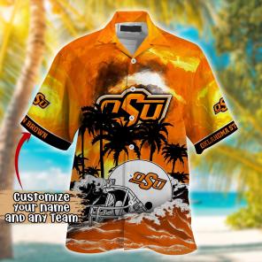 Oklahoma State Cowboys NCAA Best Hawaiian Shirt Ever- Customize Any Team Any League
