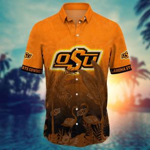 Oklahoma State Cowboys NCAA Flower Hawaii Shirt For Fans Ver 11