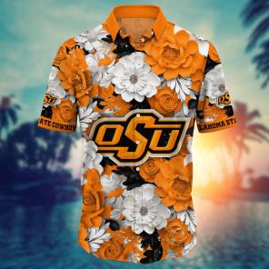 Oklahoma State Cowboys NCAA Flower Hawaii Shirt For Fans Ver 14
