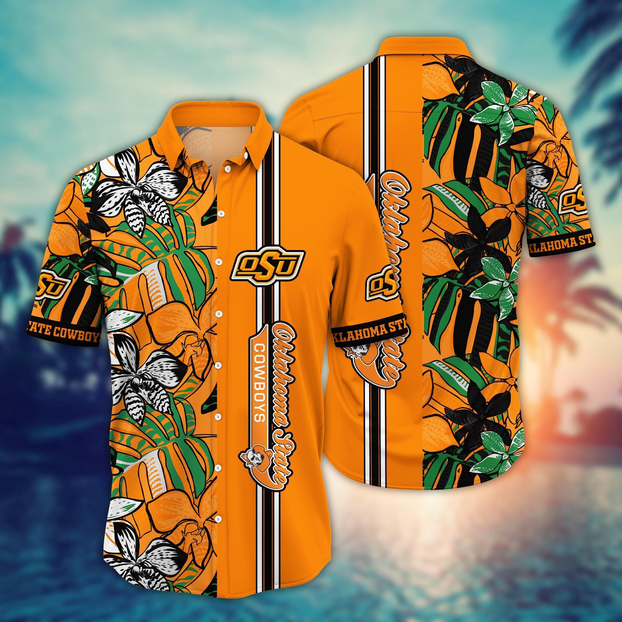 Oklahoma State Cowboys NCAA Flower Hawaii Shirt For Fans Ver 15