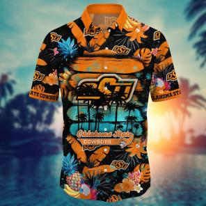 Oklahoma State Cowboys NCAA Flower Hawaii Shirt For Fans Ver 16