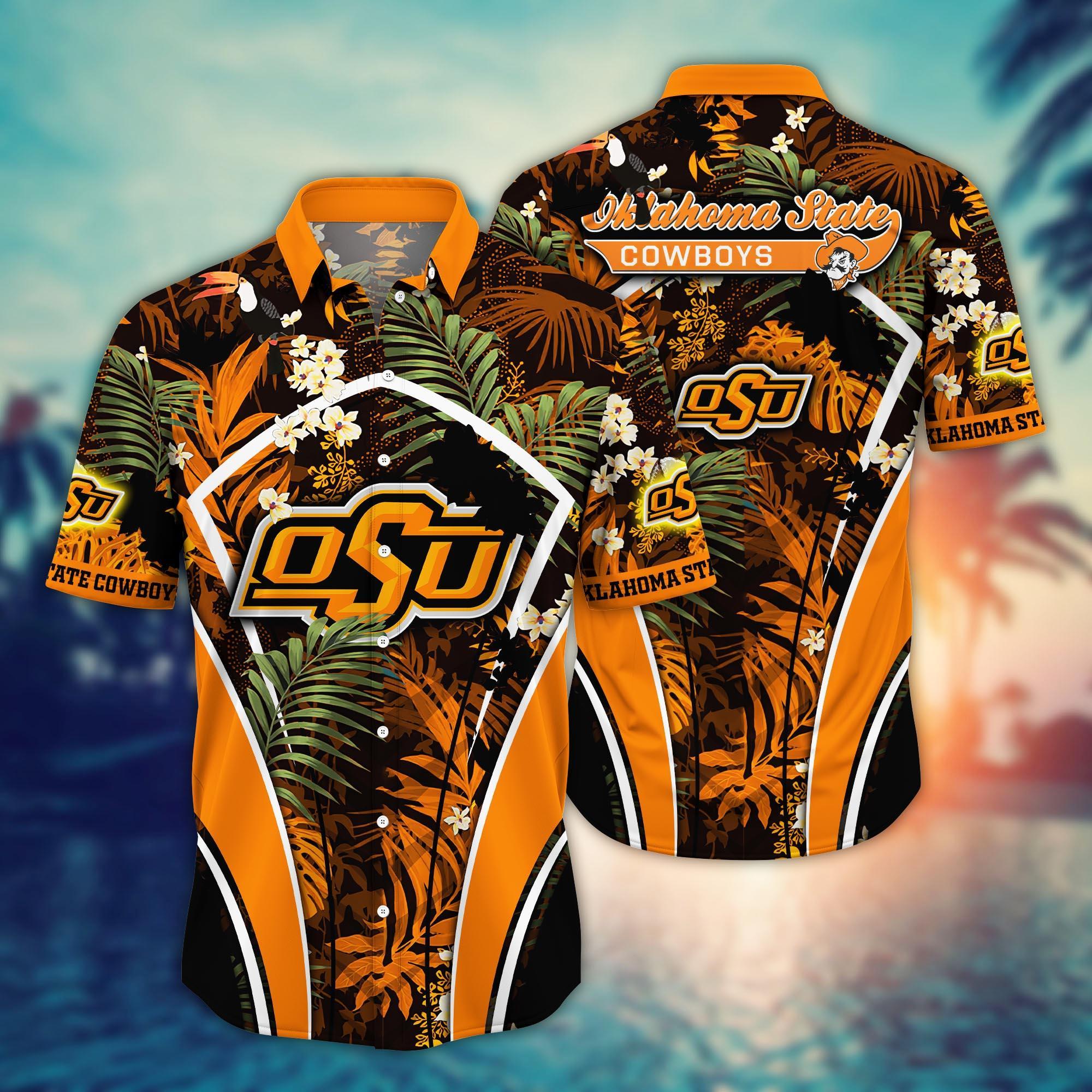 Oklahoma State Cowboys NCAA Flower Hawaii Shirt For Fans Ver 17