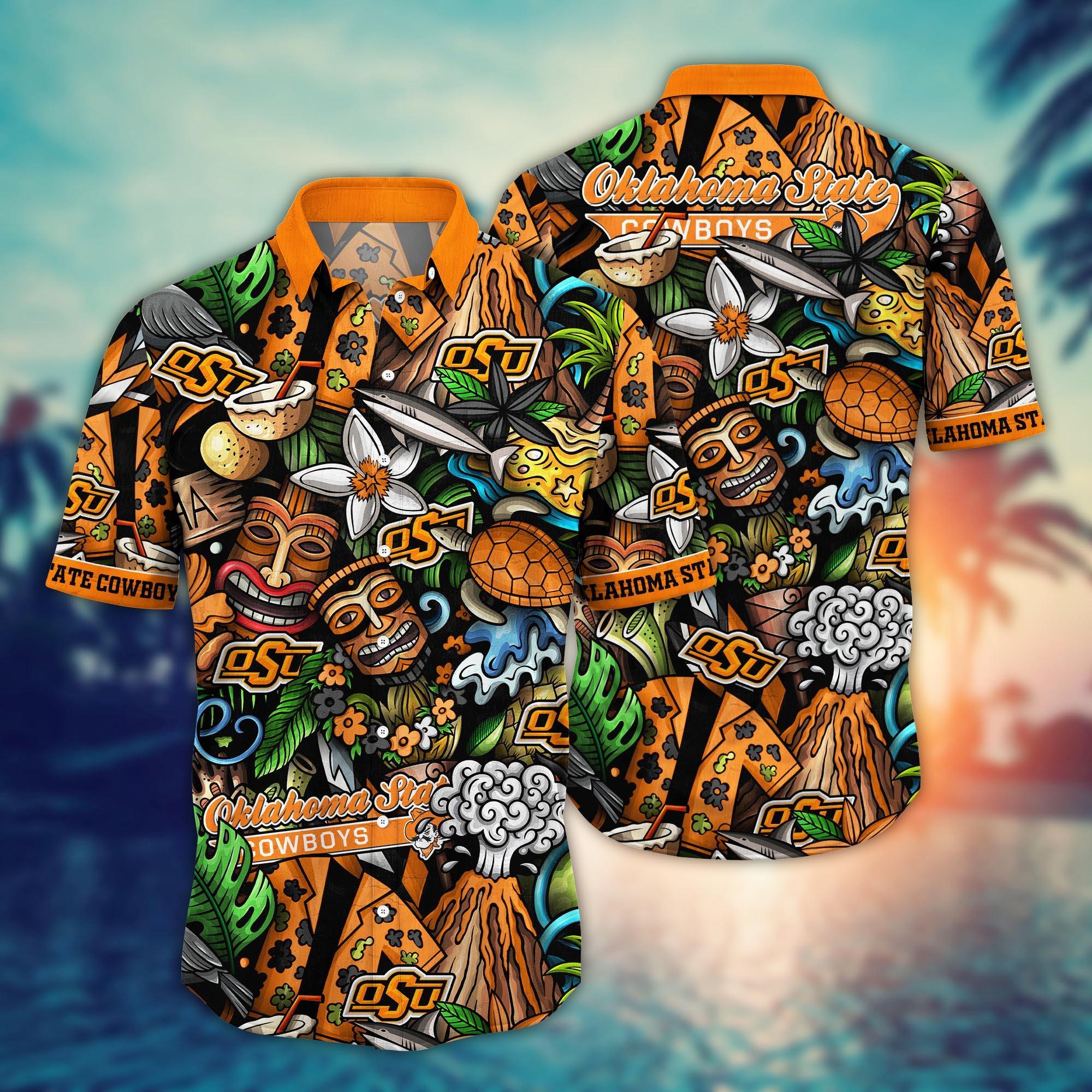 Oklahoma State Cowboys NCAA Flower Hawaii Shirt For Fans Ver 18