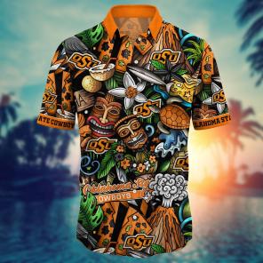 Oklahoma State Cowboys NCAA Flower Hawaii Shirt For Fans Ver 18