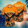 Oklahoma State Cowboys NCAA Flower Hawaii Shirt For Fans Ver 19