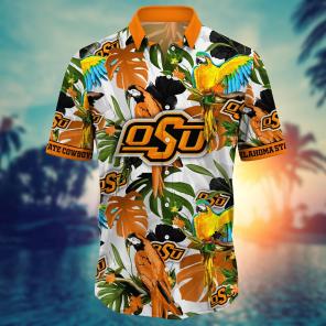 Oklahoma State Cowboys NCAA Flower Hawaii Shirt For Fans Ver 2
