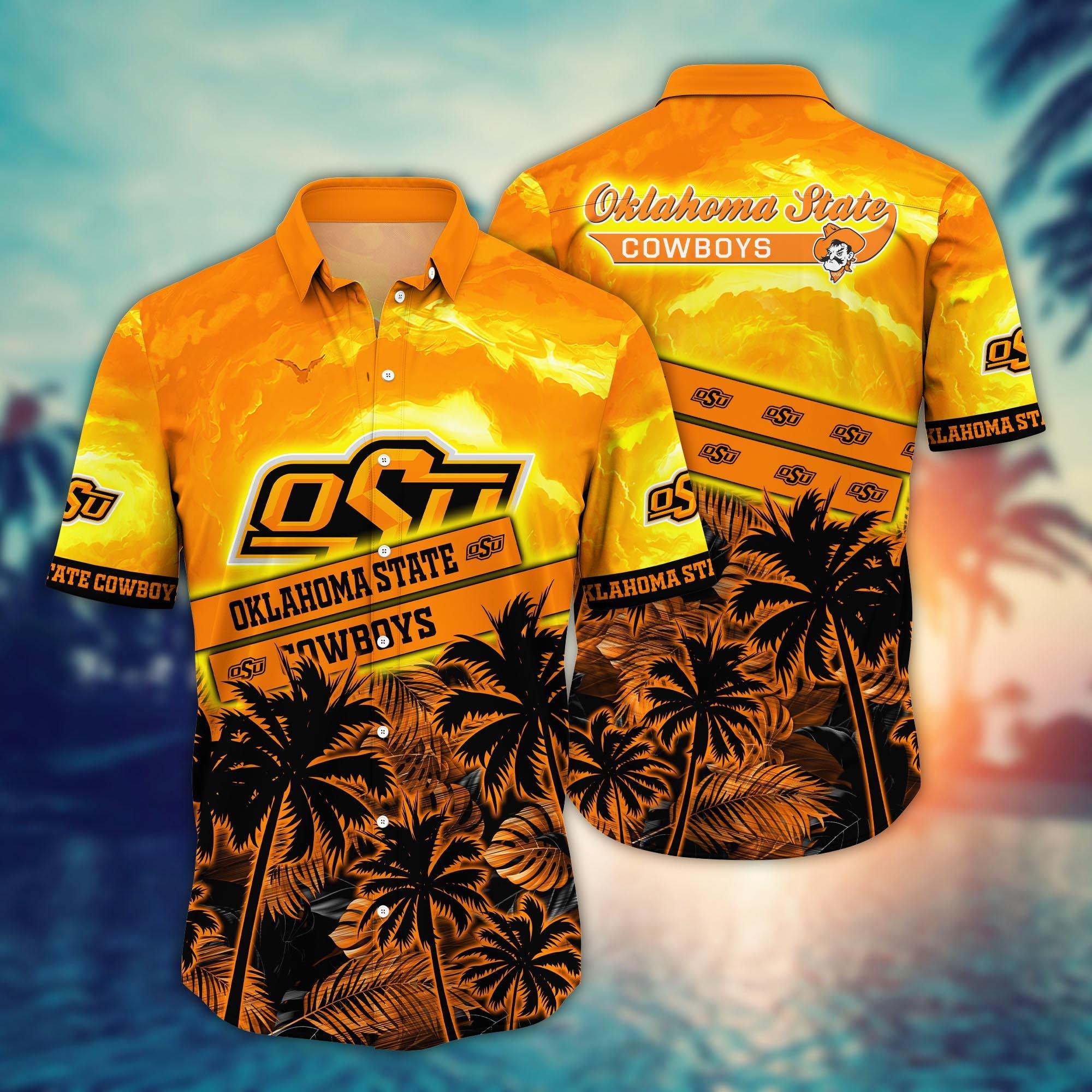 Oklahoma State Cowboys NCAA Flower Hawaii Shirt For Fans Ver 21