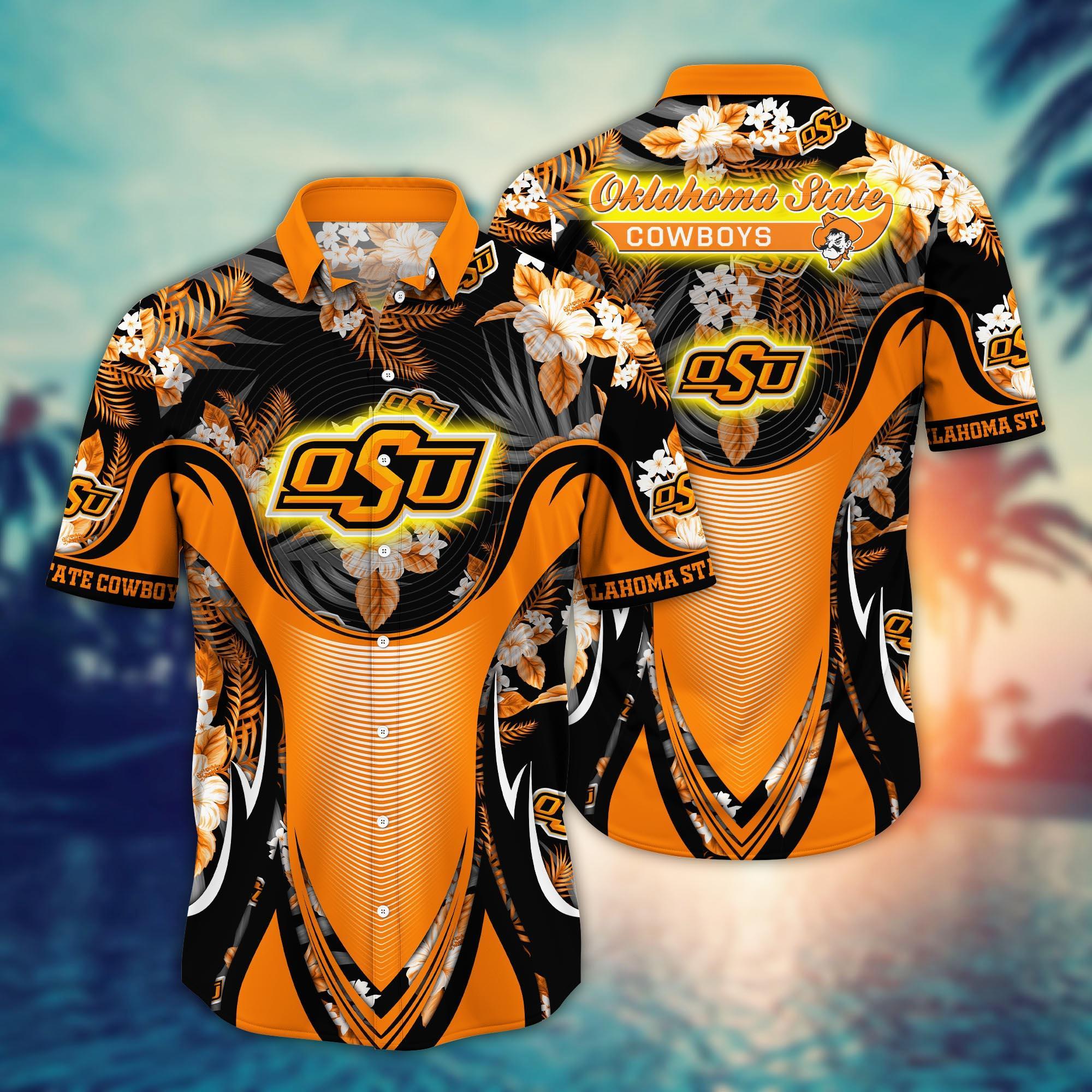 Oklahoma State Cowboys NCAA Flower Hawaii Shirt For Fans Ver 24