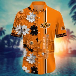 Oklahoma State Cowboys NCAA Flower Hawaii Shirt For Fans Ver 26
